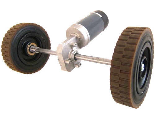 DC Gearmotors orthogonal axes for traction